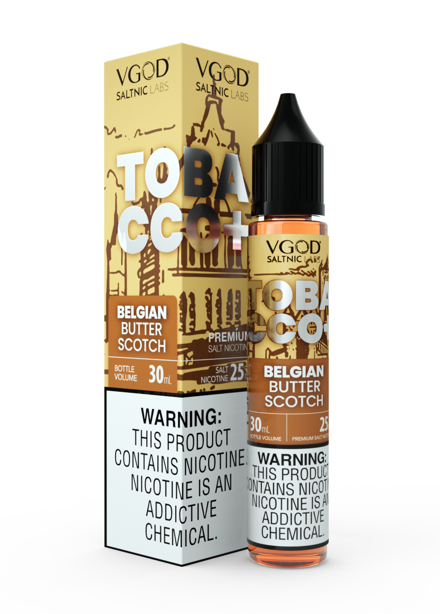 سالت تنباکو و کره بلژیکی ویگاد | VGOD Tobacco Plus Belgian Butterscotch 1 سالت تنباکو و کره بلژیکی ویگاد | VGOD Tobacco Plus Belgian Butterscotch