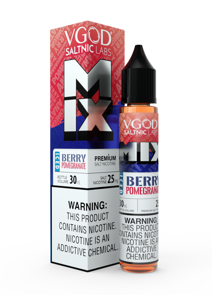 سالت انار و توت یخ ویگاد| VGOD MIX Iced Berry Pomegranate SaltNic 1 سالت انار و توت یخ ویگاد| VGOD MIX Iced Berry Pomegranate SaltNic