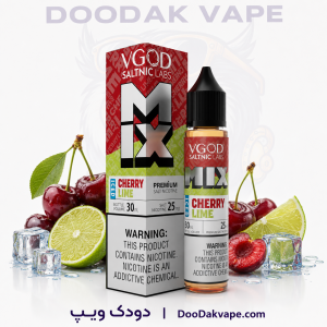 سالت گیلاس لیمو یخ ویگاد| VGOD MIX Iced Cherry Lime SaltNic اورجینال | دودک ویپ | doodakvape.com